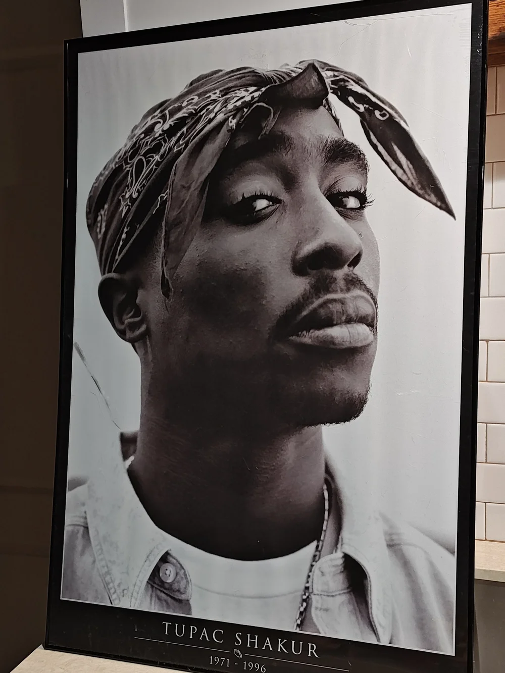 TUPAC AMARU SHAKUR: 1971-1996 Poster  With Frame  W/ Rare Dust Jackeck